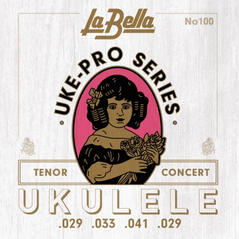 Струны для укулеле LA BELLA 100 UKE-PRO CONCERT/TENOR фото 1