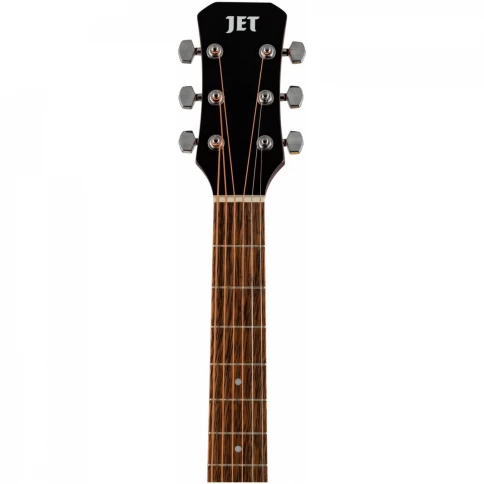 JET JJE-250 OP - электроакустическая гитара, джамбо, ель/красное дерево, цвет натуральный, open pore фото 3