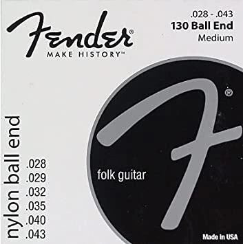 Струны для акустической гитары Fender Nylon Acoustic Strings 130 Clear/Silver фото 1