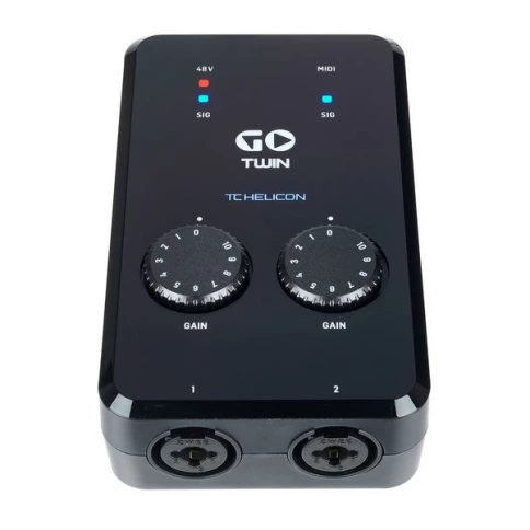 TC HELICON GO TWIN - интерфейс высокого разрешения для мобильных устройств, 2-х канальный Аудио/MIDI фото 2