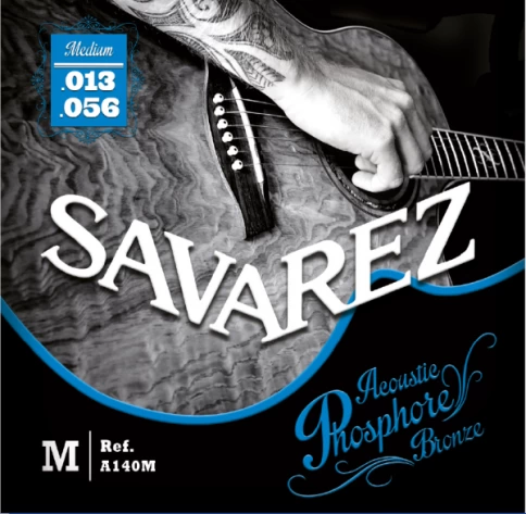 Струны для акустической гитары Savarez A140 M (13-55) фото 1
