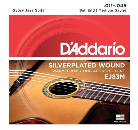 Струны для сайлент гитары D'addario EJ83M 11-45 фото 1