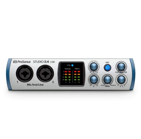 USB-аудиоинтерфейс PreSonus Studio 24 фото 1