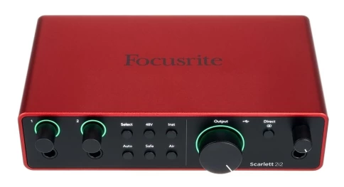 Аудиоинтерфейс Focusrite Scarlett 2i2 Studio 4th gen фото 4
