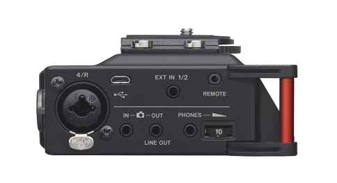 Tascam DR-70D 4 канальный портативный аудиорекордер для DSLR камер фото 3