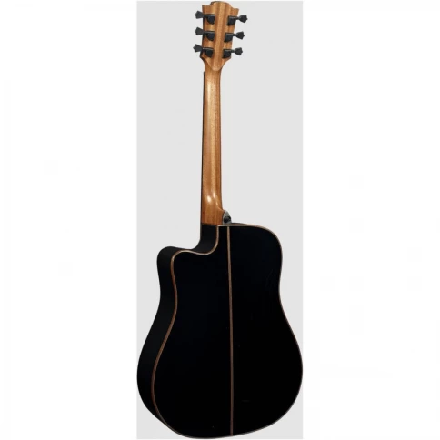 Электроакустическая гитара LAG T-118D CE-BLK фото 2