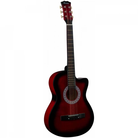 TERRIS TF-3802C RD - акустическая фолк гитара фото 2