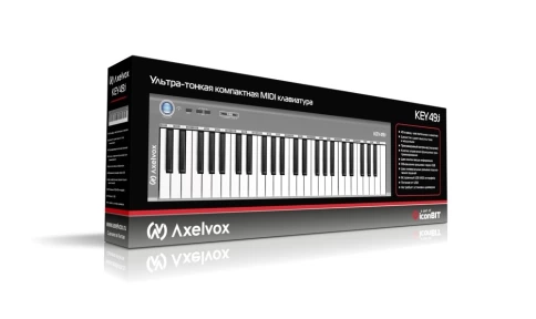 MIDI-клавиатура AXELVOX KEY 49J GREY фото 4