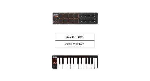 MIDI-контроллер Akai Pro LPD8 + Akai Pro LPK25 фото 1