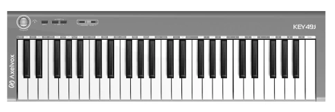 MIDI-клавиатура AXELVOX KEY 49J GREY фото 1