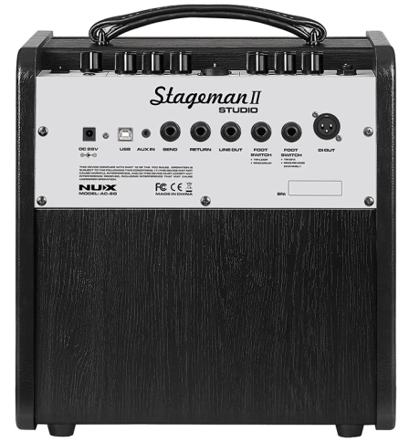 Комбоусилитель для акустической гитары Nux AC-60 Stageman II фото 8
