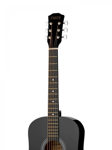 Акустическая гитара, черная, Fante FT-R38B-BK фото 3
