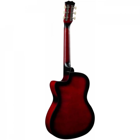 TERRIS TF-3802C RD - акустическая фолк гитара фото 4