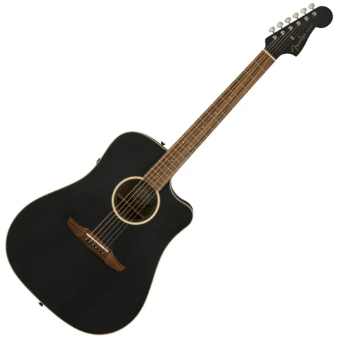 Электроакустическая гитара Fender Redondo Special PF Matte Black w/bag фото 1