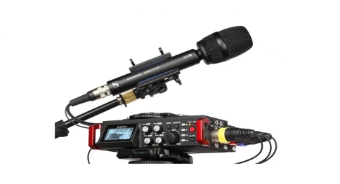 Tascam DR-701D 6-канальный портативный аудиорекордер для DSLR камер фото 8