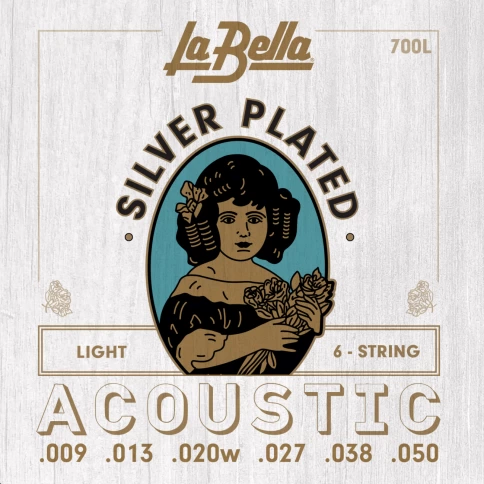Струны для акустической гитары La Bella 700L 9-50 фото 1