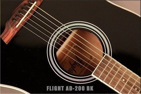 Гитара FLIGHT AD-200 BK фото 2