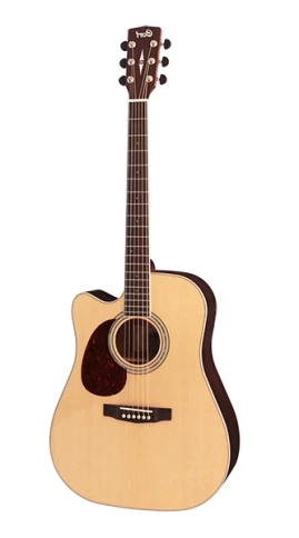 Леворукая электро-акустическая гитара Cort MR710F LH NS MR Series фото 1