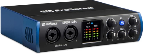 USB-аудиоинтерфейс PreSonus Studio 24c фото 1