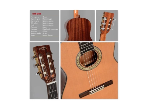 Классическая гитара SIGMA CM-6NF фото 2