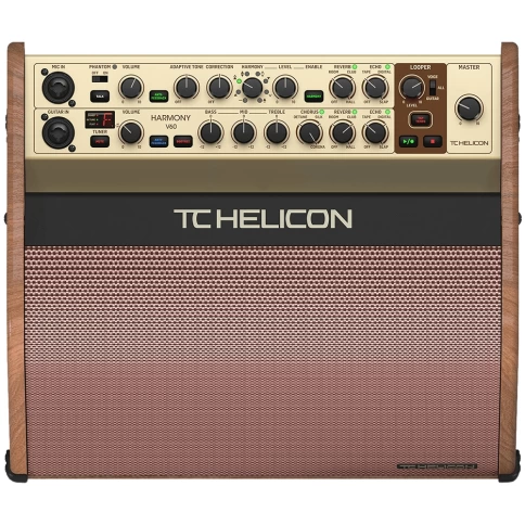 TC HELICON HARMONY V60 - 2-х канальный комбоусилитель для акустической гитары/вокала, 60 Вт фото 3
