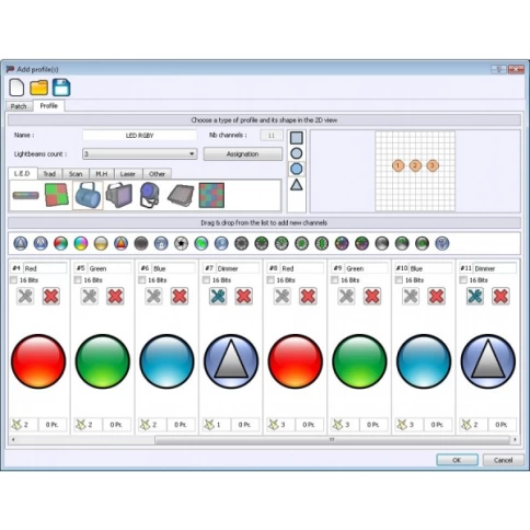 Программа управления световыми приборами BRITEQ LD-1024EASY+DMX Interface 1024ch/4MB фото 3