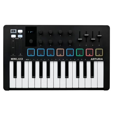 MIDI клавиатура Arturia MiniLAB 3 Black Edition фото 1