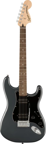 Электрогитара FENDER SQUIER AFFINITY 2021 STRATOCASTER HH LRL CHARCOAL FROST METALLIC фото 1
