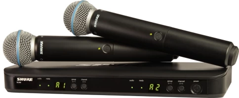 Двухканальная вокальная радиосистема SHURE BLX288E/B58-M17 фото 1