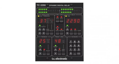 TC ELECTRONIC TC2290-DT - плагин для музыкального ПО, дилей с аппаратным контроллером фото 2