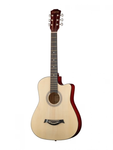 Акустическая гитара Fante FT-D38-N, с вырезом, цвет натуральный фото 1
