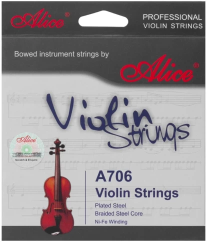Струны для скрипки ALICE A706 фото 1