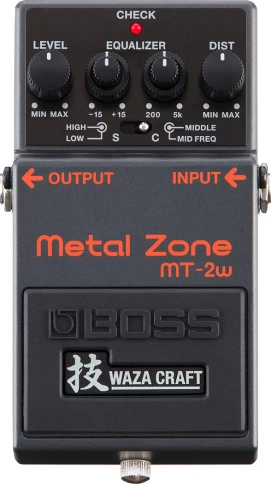 Педаль эффекта BOSS MT-2W Metal Zone Waza Craft фото 1