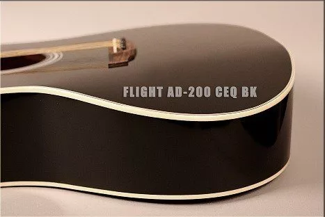 Гитара FLIGHT AD-200 CEQ BK фото 2