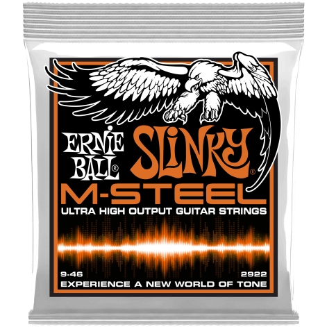 Струны для электрогитары Ernie Ball 2922 M-Steel Slinky 09-46 фото 1