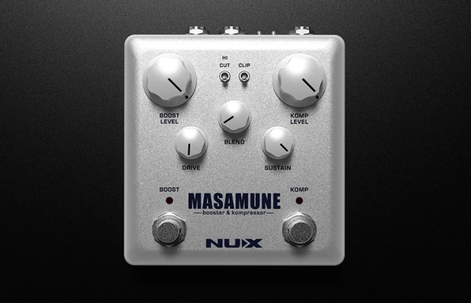 Педаль эффектов Nux NBK-5 Masamune Booster&Compressor фото 1