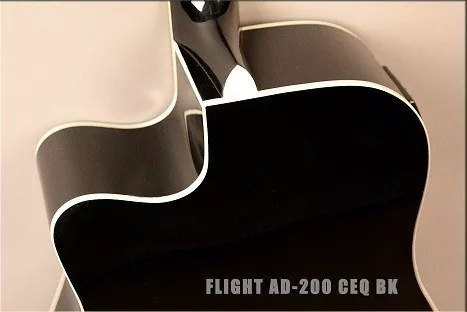 Гитара FLIGHT AD-200 CEQ BK фото 5