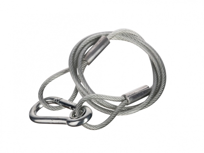 Страховочный трос, 760мм, 40кг, Laudio BXS03S760-PVC фото 1