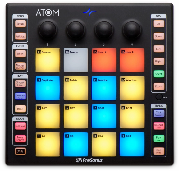 USB/MIDI контроллер PreSonus ATOM фото 1