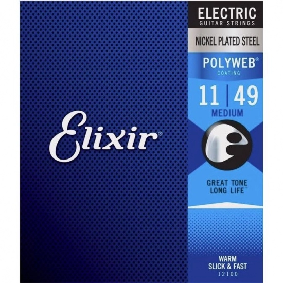 Струны для электрогитары Elixir 12100 11-49 фото 1