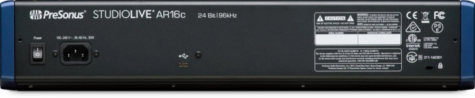 Микшерный пульт PreSonus StudioLive AR16c с многоканальным USB-интерфейсом фото 2