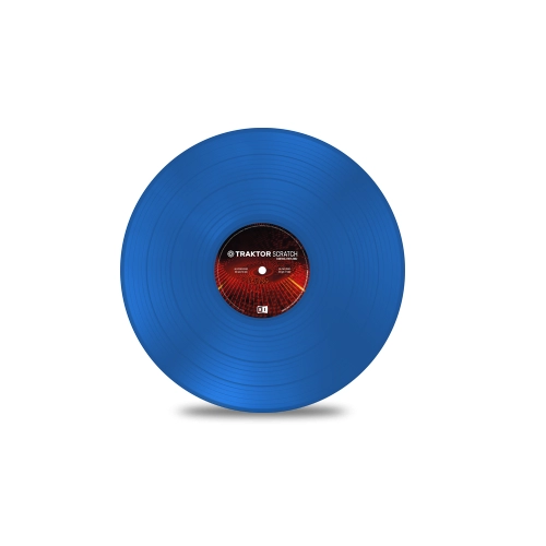 Виниловый диск Native Instruments Traktor Scratch Pro Control Vinyl Blue Mk2 фото 1