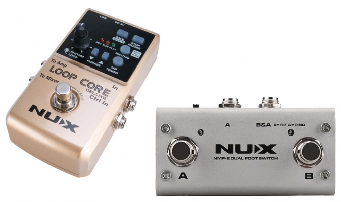 Комплект Педаль эффектов + ножной переключатель Nux Cherub Loop-Core-Deluxe-Bundle фото 1