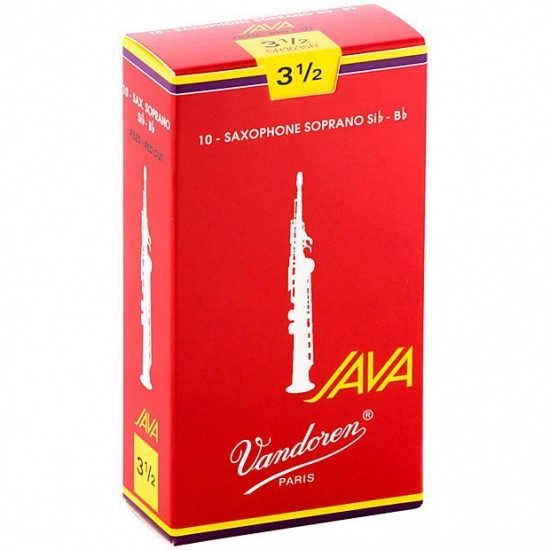 Vandoren SR3035R JAVA Red Cut Трости для саксофона Сопрано №3,5 (10шт) фото 1