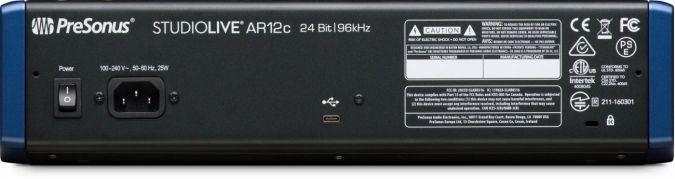 Микшерный пульт PreSonus StudioLive AR12c с многоканальным USB-интерфейсом фото 2