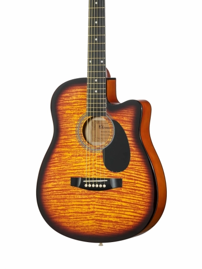 Акустическая гитара HOMAGE LF-3800CT-SB, фолк с вырезом фото 2