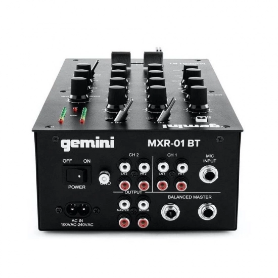 DJ микшер Gemini MXR-01BT фото 5