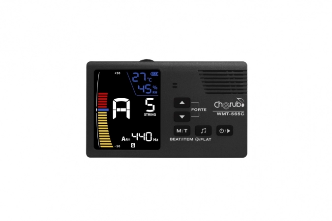 Метроном-тюнер с термометром и гигрометром Cherub WMT-565C фото 1