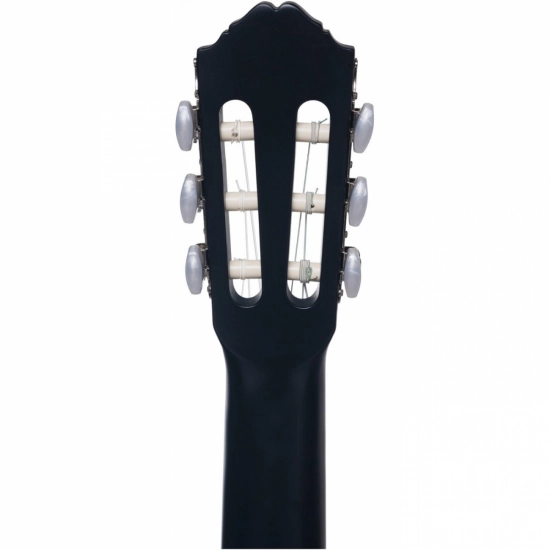 ALMIRES C-15 BKS - классическая гитара 4/4, верхн. дека-ель, корпус-красное дерево, цвет черный фото 4