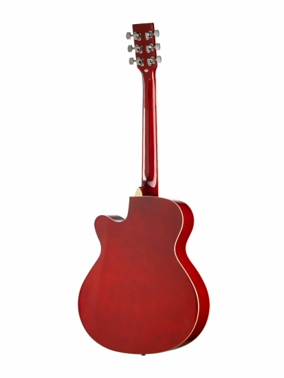 Акустическая гитара с вырезом, фолк HOMAGE LF-401C-R фото 4